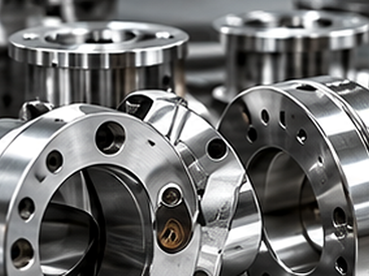 İşlenmiş metal parçalar